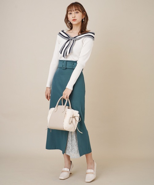 「31 Sons de mode」 長袖ニット 36 ブラック レディース_画像4