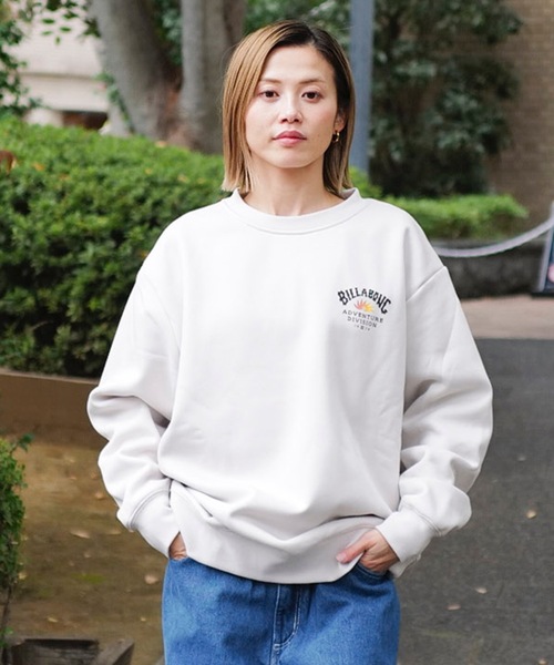 「BILLABONG」 スウェットカットソー LARGE チャコール メンズ_画像5