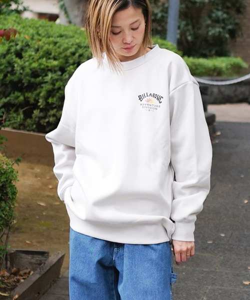 「BILLABONG」 スウェットカットソー LARGE チャコール メンズ_画像6