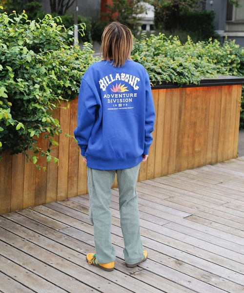 「BILLABONG」 スウェットカットソー LARGE チャコール メンズ_画像8