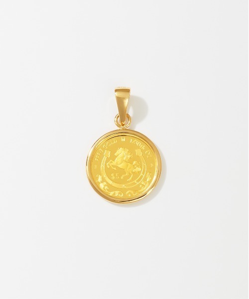 Jewel closet by L&Co. ネックレス K24 / K18 コイン ペンダント