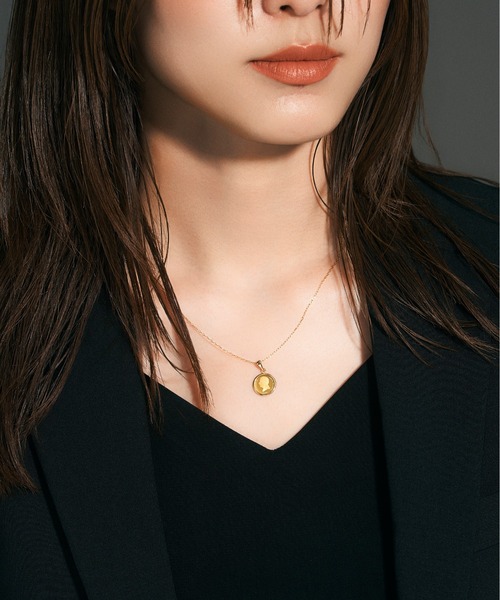 Jewel closet by L&Co. ネックレス K24 / K18 コイン ペンダント