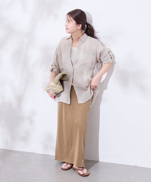hiroJOURNAL STANDARDフィブリルキュプラスカート JOURNAL STANDARD（ジャーナルスタンダード） スカート 「追加2