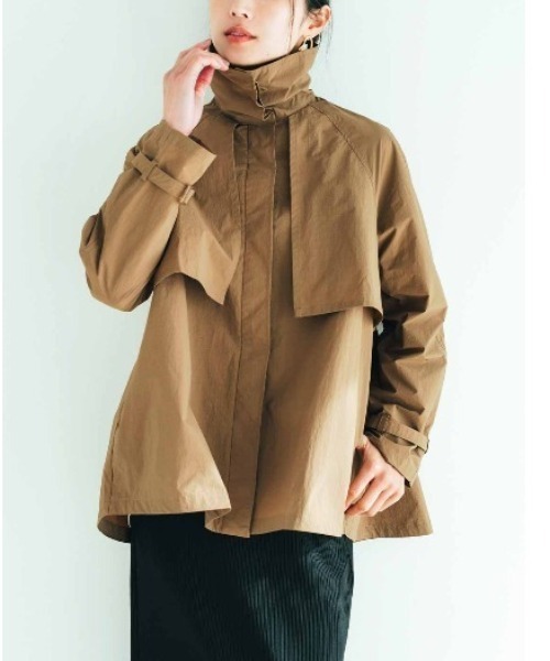 「IEDIT」 トレンチコート LARGE ベージュ レディース_画像6
