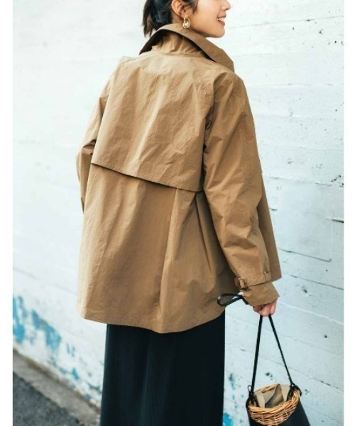 「IEDIT」 トレンチコート LARGE ベージュ レディース_画像7