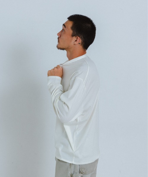 THE BOLDMAN ヘンリーネック tシャツ Henleyneck L/S Tee / ヘンリー