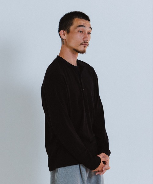 RRL HENLEYNECK L/S ヘンリーネック ロング Tシャツ ロンT THE BOLDMAN ヘンリーネック tシャツ Henleyneck L/S Tee / ヘンリー