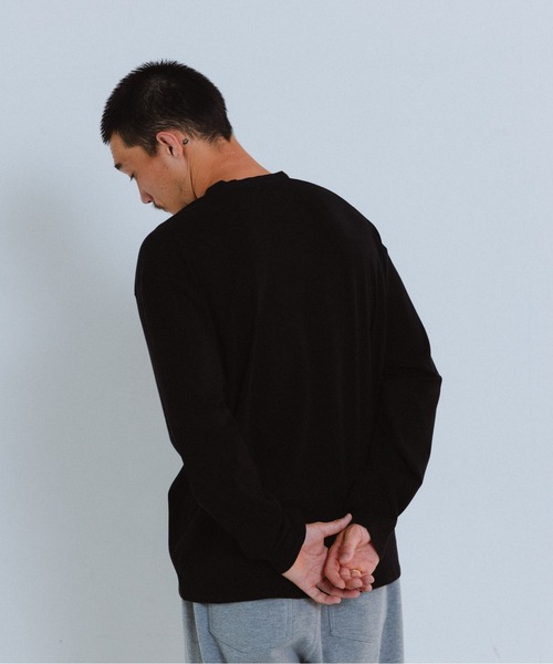 THE BOLDMAN ヘンリーネック tシャツ Henleyneck L/S Tee / ヘンリー