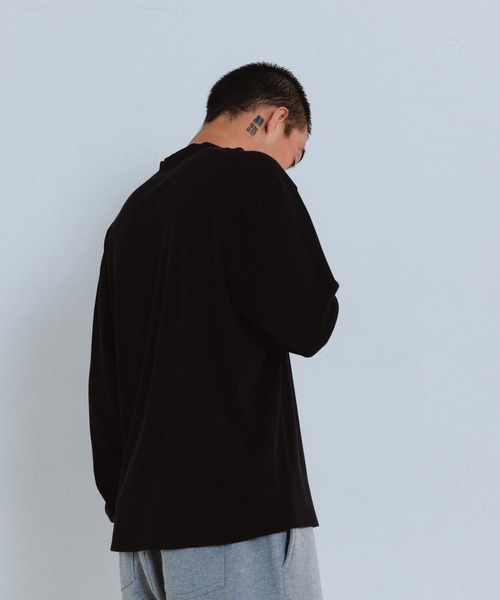 RRL HENLEYNECK L/S ヘンリーネック ロング Tシャツ ロンT THE BOLDMAN ヘンリーネック tシャツ Henleyneck L/S Tee / ヘンリー