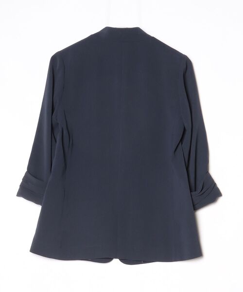 「BARNEYS NEWYORK」 ジャケット 38 ネイビー レディース_画像2