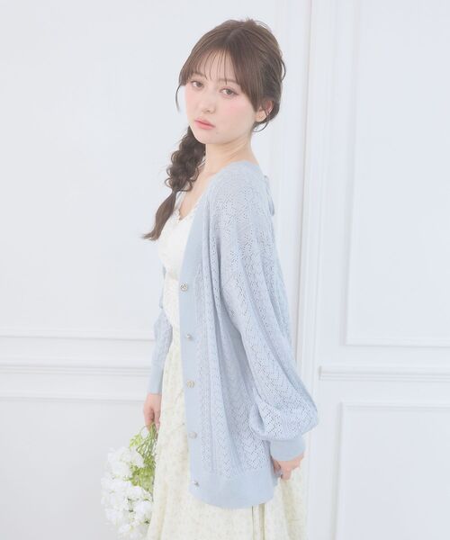 MAJESTIC LEGON（マジェスティックレゴン） カーディガン レースアップ