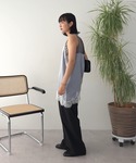 レースドッキングサテンビスチェ「WEB限定カラ...の詳細画像5