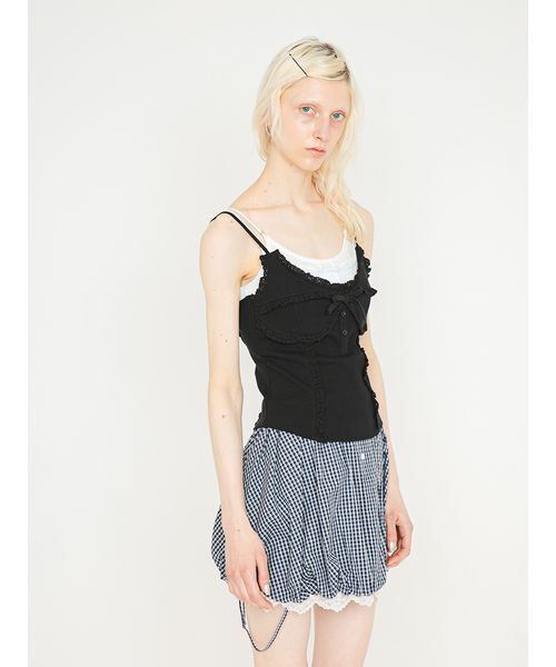 ソリン Rib Balloon Knit Skirt　バルーンスカート　38 SORIN（ソリン） スカート 2Way Strap Balloon Skirt/2WAY ストラップ