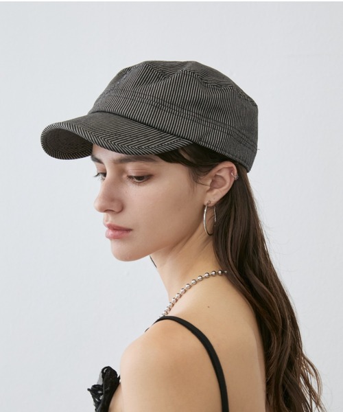 Beeden キャップ　キャスケット Rohwel キャップ 帽子 レディース Pinstripe Casquette/ ピン