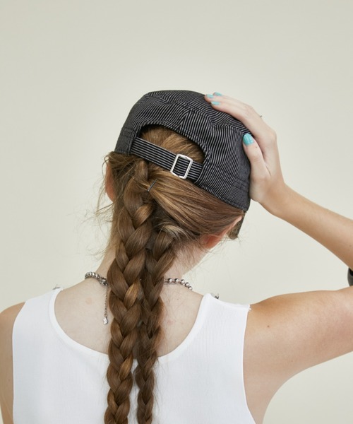 Rohwel キャップ 帽子 レディース Pinstripe Casquette/ ピン