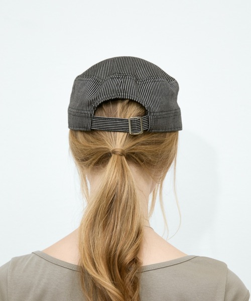 Rohwel キャップ 帽子 レディース Pinstripe Casquette/ ピン