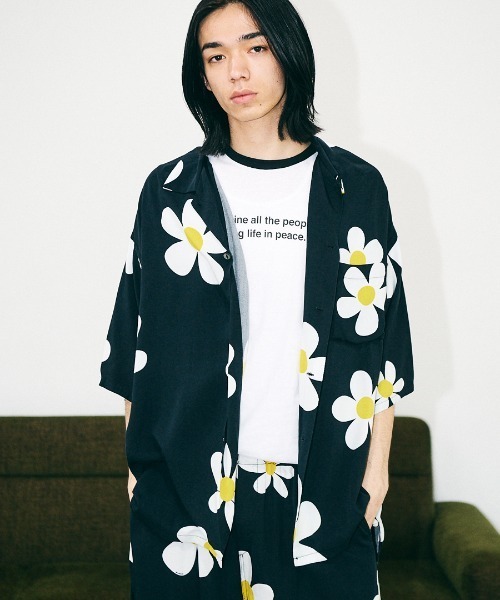 SUNNY SPORTS（サニースポーツ） シャツ 半袖 PRINTED BOX SHIRT