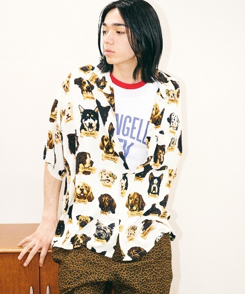 SUNNY SPORTS（サニースポーツ） シャツ 半袖 PRINTED BOX SHIRT
