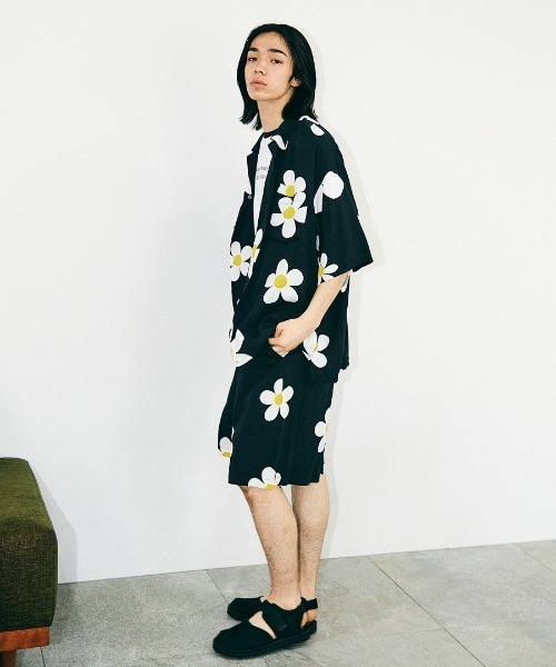 SUNNY SPORTS（サニースポーツ） シャツ 半袖 PRINTED BOX SHIRT