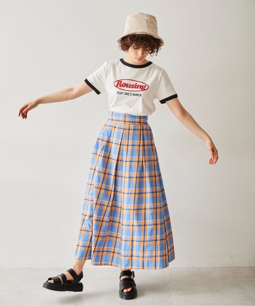 「FREE'S MART」 フレアスカート SMALL ブルー レディース_画像6