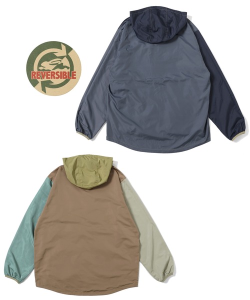 「KRIFF MAYER」 マウンテンパーカー LARGE ブルー メンズ_画像3