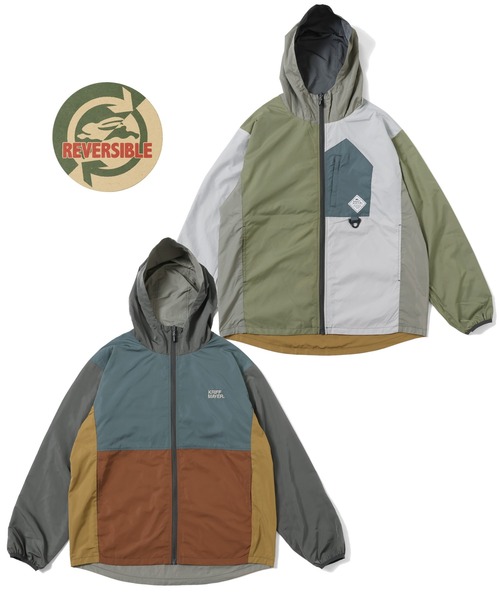 「KRIFF MAYER」 マウンテンパーカー LARGE ブルー メンズ_画像6