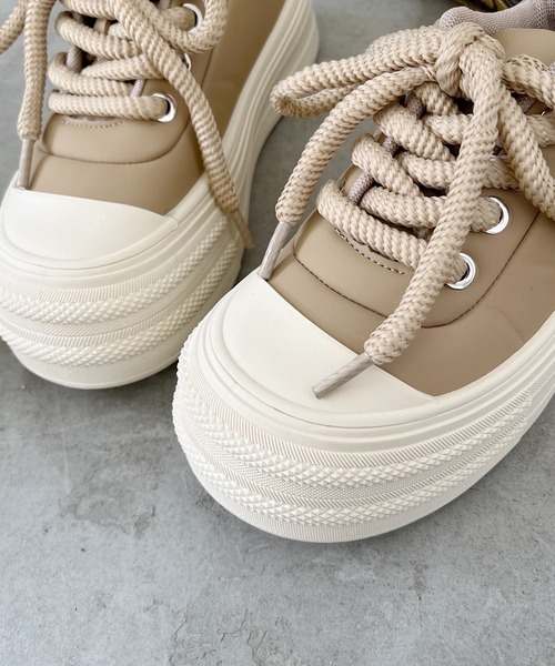 「Nana」 ローカットスニーカー 24.5cm ブラック レディース_画像6