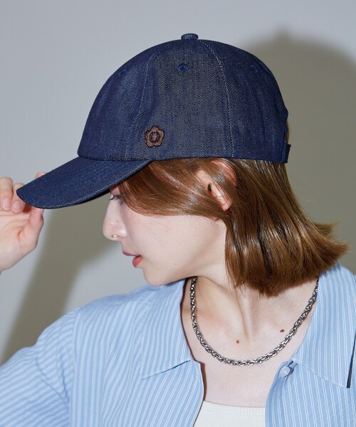 「PUBLUX」 キャップ「MARY QUANTコラボ」 ONE SIZE ブラック レディース_画像4