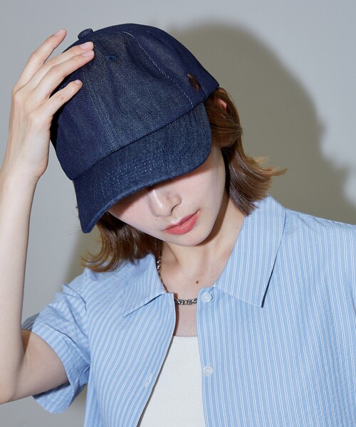 「PUBLUX」 キャップ「MARY QUANTコラボ」 ONE SIZE ブラック レディース_画像8