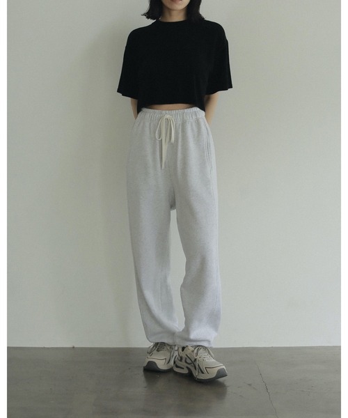 anuke（アンヌーク） スウェットパンツ 38inch ブラック レディース