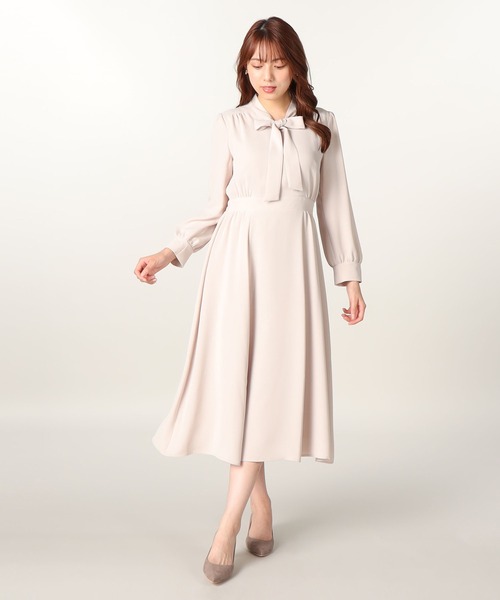 「LAISSE PASSE」 「Debut de Fiore」長袖ワンピース MEDIUM ナチュラル レディース_画像8
