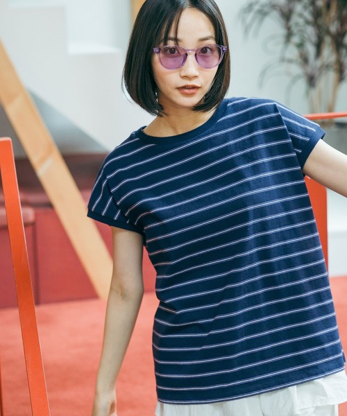 niko and…（ニコアンド） tシャツ 半袖 COLORマイスターフレンチプル