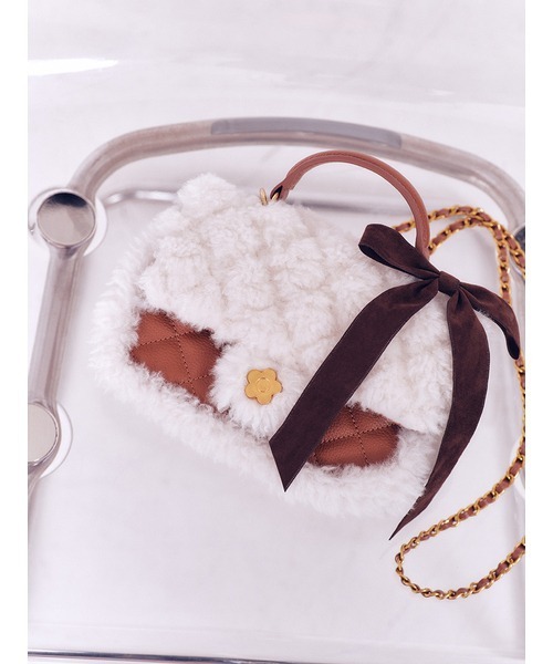 [美品]LILY BROWN &MARY QUANT 2WAYバッグ LILY BROWN（リリーブラウン） 2WAYバッグ「MARY QUANTコラボ」 F