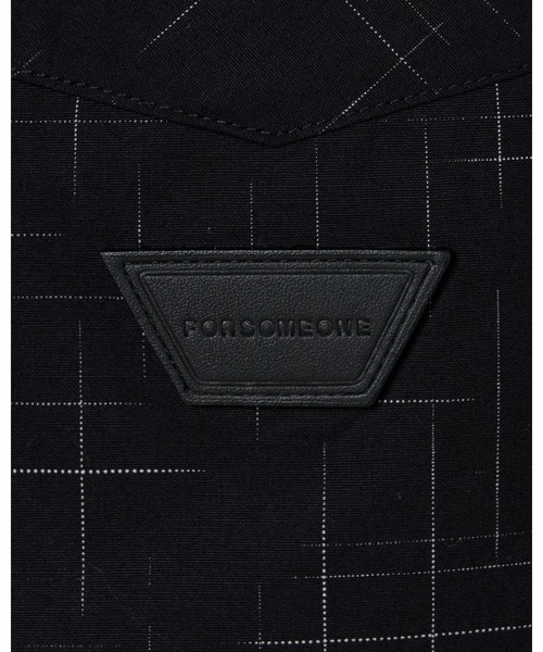 ブルゾン アウター FORSOMEONE KASURI ZIP SHIRT メンズの画像