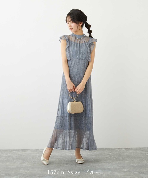 「Dorry Doll」 コンビワンピース M ブルー レディース_画像4