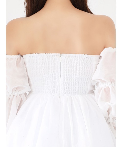 Darich（ダーリッチ） シフォンリボンフレアチュニック レディース
