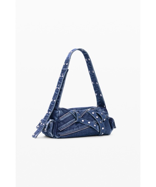 Desigual（デシグアル） ハンドバッグ リボンスタッズデニムショルダー