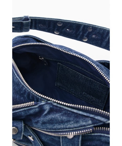 Desigual（デシグアル） ハンドバッグ リボンスタッズデニムショルダー