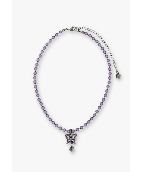 ANNA SUI（アナスイ） ネックレス 蝶モチーフ パールネックレス