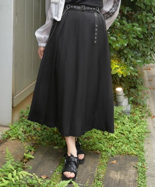 axes femme スカート4点 まとめ売り axes femme（アクシーズ ファム） スカート ベルト×チェーンプリーツ