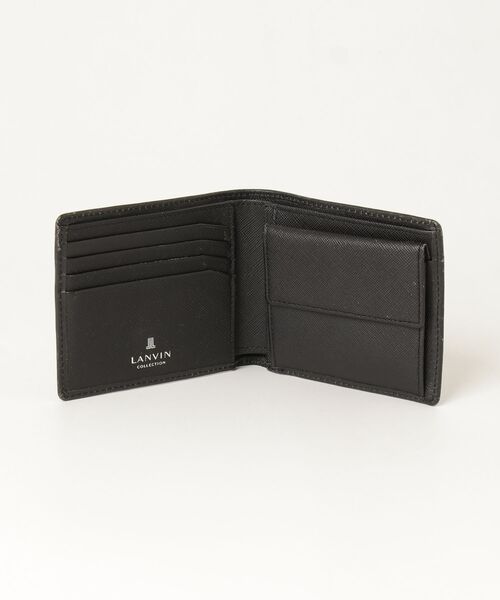 「LANVIN collection」 財布 - ブラック メンズ_画像4