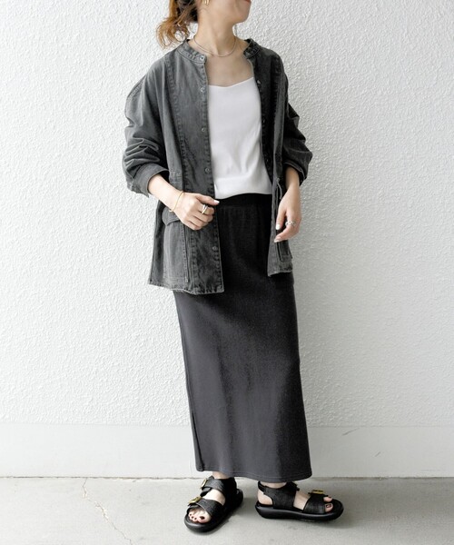 SHIPS any 「SHIPS any」 デニムジャケット ONE SIZE ブラック