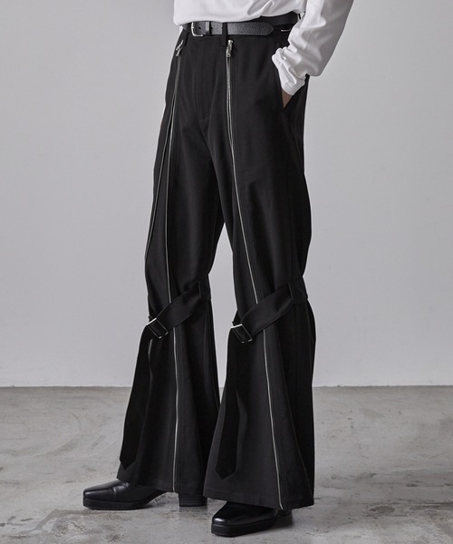 「CLEL」 スラックス X-SMALL ブラック メンズ_画像6