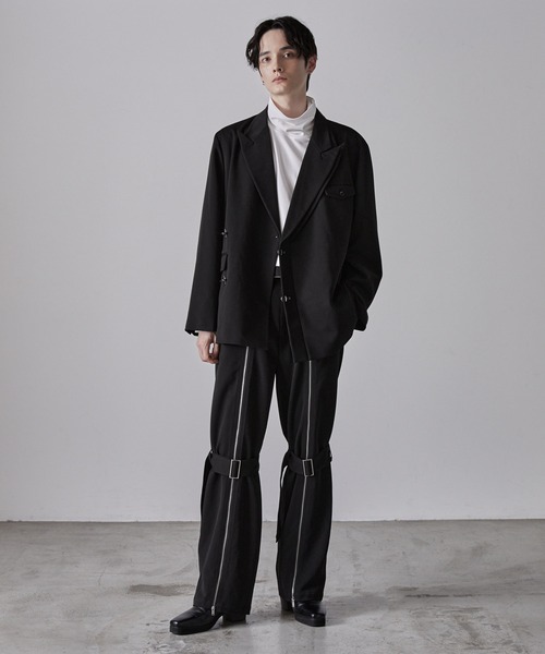 「CLEL」 スラックス X-SMALL ブラック メンズ_画像9
