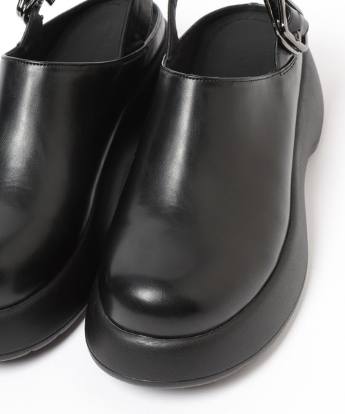 「LOWRYS FARM」 フラットサンダル LARGE ブラック レディース_画像6