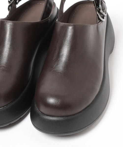 「LOWRYS FARM」 フラットサンダル LARGE ブラック レディース_画像7