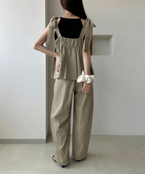 「apres jour clair」 パンツ SMALL ライトブラウン レディース_画像4