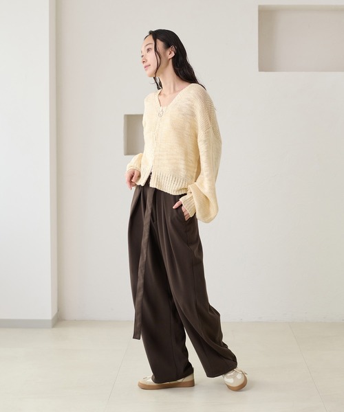 「apres jour clair」 パンツ SMALL ライトブラウン レディース_画像7