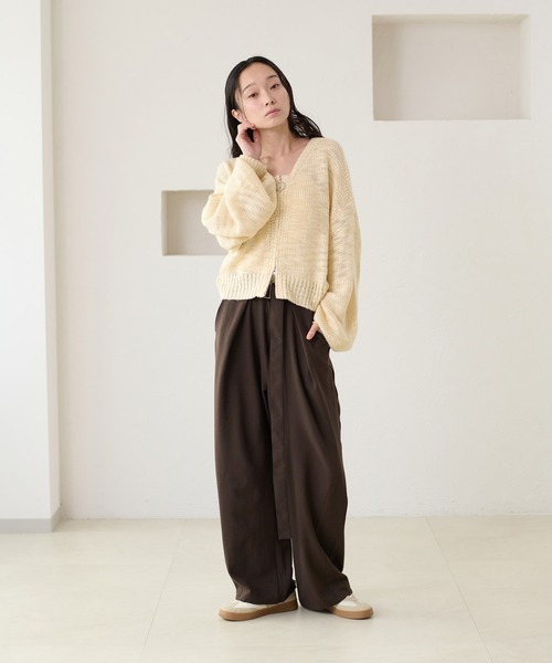 「apres jour clair」 パンツ SMALL ライトブラウン レディース_画像8