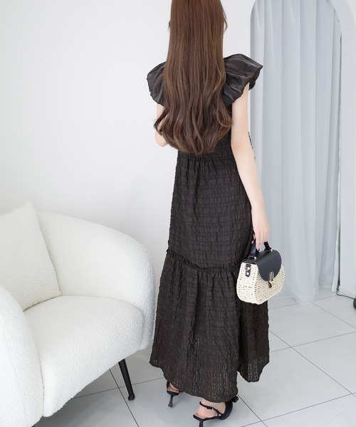 「mily bilet」 ノースリーブワンピース X-LARGE アイボリー レディース_画像8